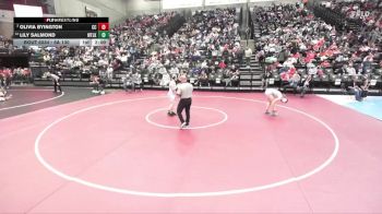 6A 130 lbs Champ. Round 1 - Olivia Byington, Corner Canyon vs Lily Salmond, Westlake