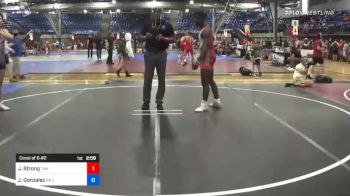 152 lbs Consi Of 8 #2 - Jalon Strong, Twa vs Jaxson Gonzalez, NB Elite