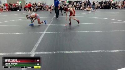 88 lbs Round 2 (4 Team) - Derik Kiefer, Team Shutt vs Sean Tusing, Mat Warriors Black