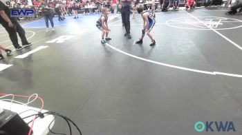 52-55 lbs Consolation - Beckem Brooks, Winfield Youth Wrestling Club vs Adley Cunningham, Bartlesville Wrestling Club