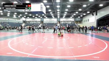 141 lbs Quarterfinal - Tristan Luna, Life NCWA vs Jordan Weltzin, Montevallo