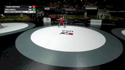 175 lbs Champ. Rd Of 32 - Dario Renteria, Willows Wrestling Club vs Jose Garcia, Roosevelt High School Wrestling