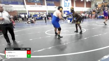 285 lbs Quarterfinal - Dib Sawaya, Valencia (Placentia) vs Jerry Witty, San Pedro