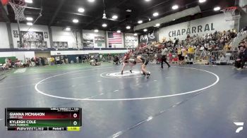 135 lbs Quarterfinal - Kyleigh Cole, Vista Murrieta vs Gianna McMahon, Great Oak