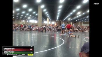 75 lbs Round 2 (6 Team) - Case Rogers, BS Wrestling vs Drew Marks, Team Misfits