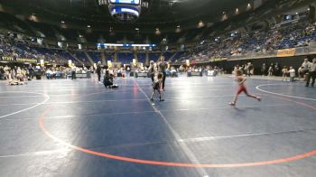 40 lbs Semifinal - Thea Harris, Westmont Hilltop vs Wesly Wolanski, Bald Eagle Area