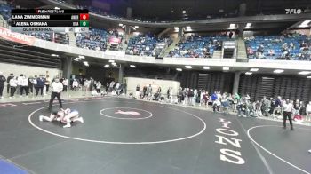 135 lbs Quarterfinal - Alena Oshana, Unattached vs Lana Zimmerman, Unattached