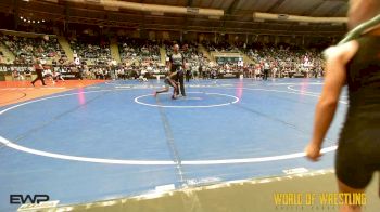 60 lbs Consi Of 8 #2 - Finley Lister, Coweta Tiger Wrestling vs Noelle Crenshaw, Englewood Live Wire