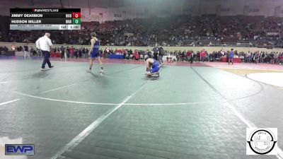 150 lbs Consi Of 16 #1 - Jimmy DeArmon, Bixby vs Hudson Miller, Bridge Creek Wrestling