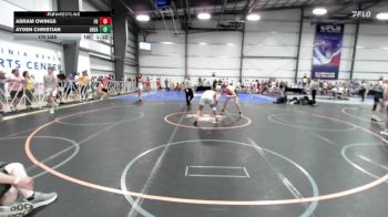 170 lbs Rr Rnd 2 - Abram Owings, Flickr Boyz Trailglazers vs Ayden Christian, Great Bridge Wrestling Club