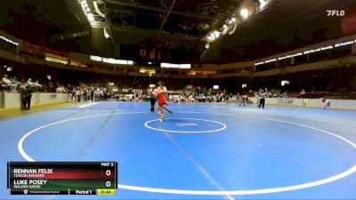 157 lbs Cons. Round 1 - Luke Posey, Walden Grove vs Rennan Felix, Tuscon Badgers