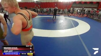 160 lbs Semifinal - Braeden Scoles, Askren Wrestling Academy vs Zane Licht, Askren Wrestling Academy