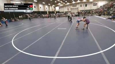 120 lbs Finals (8 Team) - Rudy Rodriguez, Grand Island vs Mathysin Marco, Lincoln East