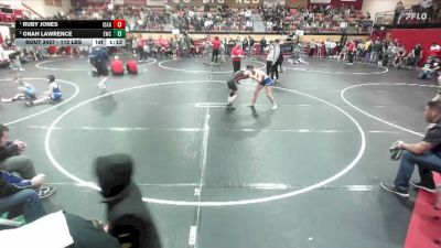 112 lbs Champ. Round 5 - Ruby Jones, Idaho vs Onah Lawrence, Emmett Wrestling Club
