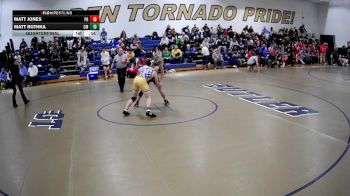 145 lbs Quarterfinal - Matt Jones, Pine Richland vs Matt Rothka, Canon McMillon