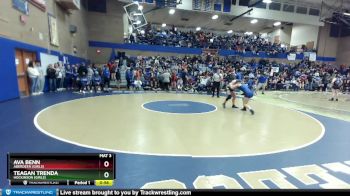 130lbs Cons. Round 4 - Ava Benn, Aberdeen (Girls) vs Teagan Trenda, Hockinson (Girls)