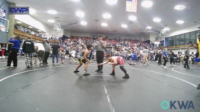 120-131 lbs Quarterfinal - Cole Blankenship, Mustang Bronco Wrestling Club vs Chebon Warrior, Tecumseh Youth Wrestling