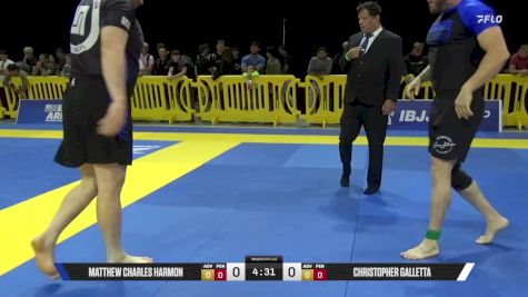 Christopher Galletta vs Matthew Charles Harmon 2025 Pan IBJJF Jiu-Jitsu No-Gi Championship