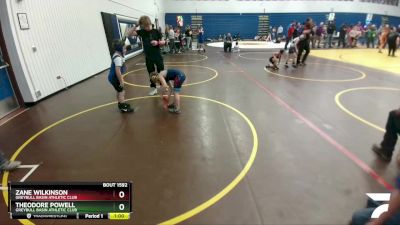 70 lbs 5th Place Match - Theodore Powell, Greybull Basin Athletic Club vs Zane Wilkinson, Greybull Basin Athletic Club