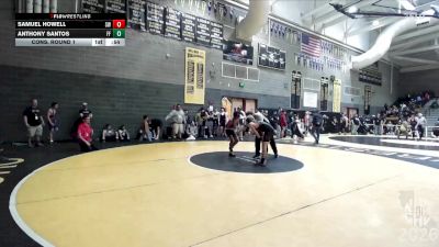 108 lbs Cons. Round 1 - Samuel Howell, Spartans Wrestling vs Anthony Santos, Farmersville Falcons