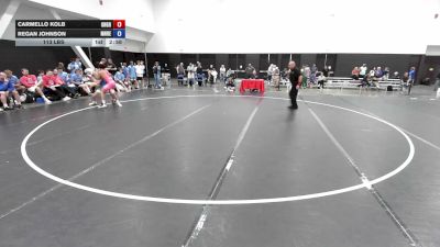 120 lbs Carmello Kolb, Ohio Gray vs Regan Johnson, Minnesota Red