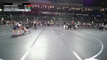 127 lbs Final - Hannah Harrison, Newton vs Kailei'a Tang-Sinad, Edge Wrestling