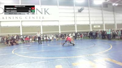 110 lbs 1st Place Match - Brixten Ivie, Altamont Longhorns vs Rett Huerta, Sanderson Wrestling Academy