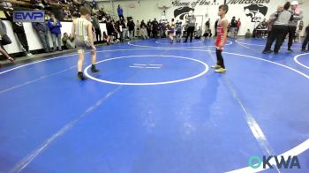 67 lbs Consi Of 4 - Cruz Canales, Claremore Wrestling Club vs Parker Hobbs, Salina Wrestling Club