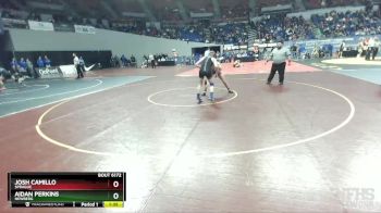6A-152 lbs Champ. Round 2 - Aidan Perkins, Newberg vs Josh Camillo, Sprague