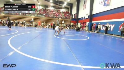 64 lbs Rr Rnd 3 - Simon Flesner, Team Tulsa Wrestling Club vs Louis Littleton, Collinsville Cardinal Youth Wrestling