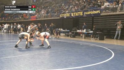 110 lbs Consy 4 - Evan Becker, Penn Cambria vs Ethan Thompson, Southmoreland