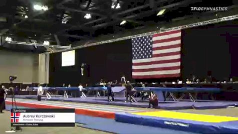 Aubrey Kurczewski - Tumbling, Midwest Training - 2021 USA Gymnastics Championships