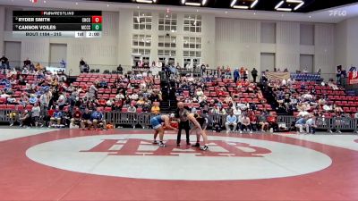 215 lbs Semifinal - Cannon Voiles, McCallie School vs Ryder Smith, Chattanooga Christian School