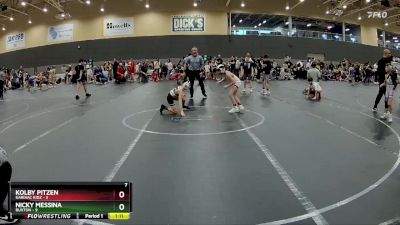 60 lbs Round 1 (6 Team) - Nicky Messina, Buxton vs Kolby Pitzen, Kardiac Kidz