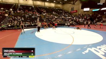 123 lbs Cons. Round 1 - Zach Cahill, Murray High School vs Benjamin Alldredge, Ridgeline