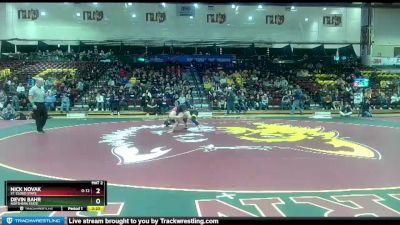 157 lbs 1st Place Match - Nick Novak, St. Cloud State vs Devin Bahr, Northern State