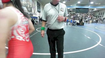 100 lbs Champ. Round 2 - Kayla Cheung, Northwood vs Riley Rivera, Elsinore