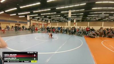 74 lbs Quarterfinal - Eamon Kelts, NB Elite Wrestling Club vs Cecil Nelson, ReZults Wrestling