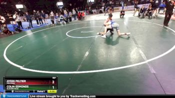 157 lbs 5th Place Match - Colin Edmonds, Glacier Peak vs Aydin Peltier, Pullman