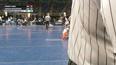 75 lbs Consy 1 - Everett Bubb, South Williamsport vs Lincoln Scicchitano, Shamokin