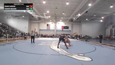 215 lbs Semis & 3rd Wb (16 Team) - Huan Larson, West Forsyth vs Kanon Nelson, Buford HS