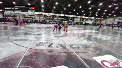 130 lbs Quarterfinal - Caydence Watters, Windy City Wrestlers vs Araeya Nelson, Team Champs