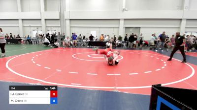 114 lbs 1/4 Final - Jack Goeke, Ohio vs Mason Crane, Tennessee