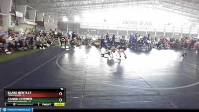 92 lbs Round 1 (4 Team) - Canon Horner, Western Nebraska vs Blake Bentley, Team Champs