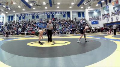 157 lbs Quarterfinal - Linkin Carter, Eastside vs Tucker Sprow, Ayersville