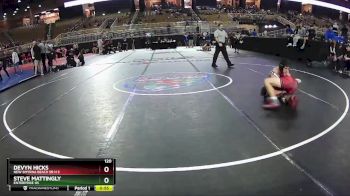 120 lbs Cons. Round 2 - Steve Mattingly, Enterprise HS vs Devyn Hicks, New Smyrna Beach Sr H S