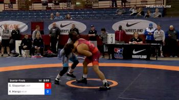 60 kg Quarterfinal - David Stepanian, Unattached vs Ryan Mango, Army WCAP