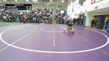 Boys 126 lbs Champ. Round 1 - Jack Zukowski, Christopher Boys vs Liam Conway, Bellarmine Boys