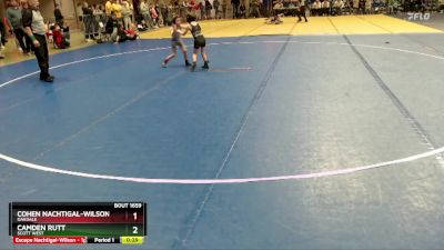 60 lbs Cons. Round 3 - Camden Rutt, Scott West vs Cohen Nachtigal-Wilson, Oakdale