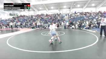138 lbs Champ. Round 1 - Christian Hernandez, Syracuse vs Manti Crane, Westlake